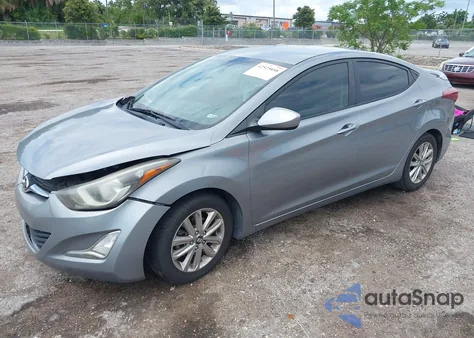 2014 Hyundai Elantra Se from USA, damaged, VIN KMHDH4AEXEU158997